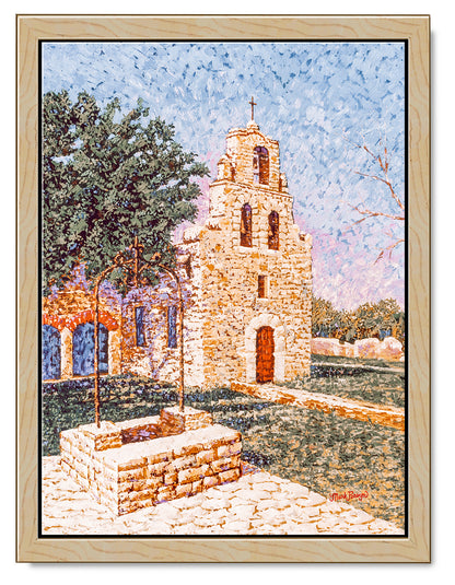 Dawn at Mission Espada Canvas Print