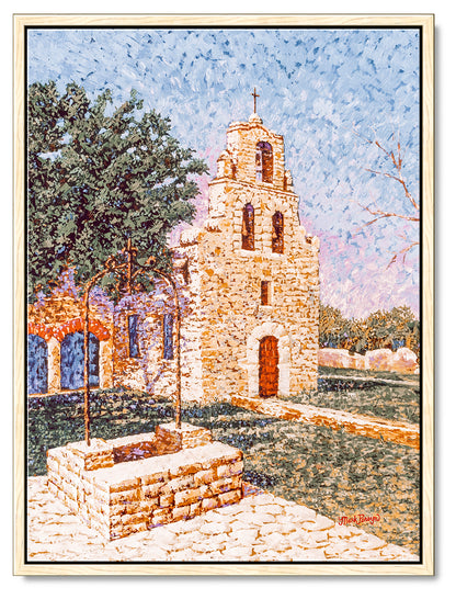 Dawn at Mission Espada Canvas Print