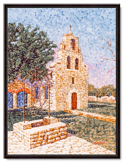 Dawn at Mission Espada Canvas Print