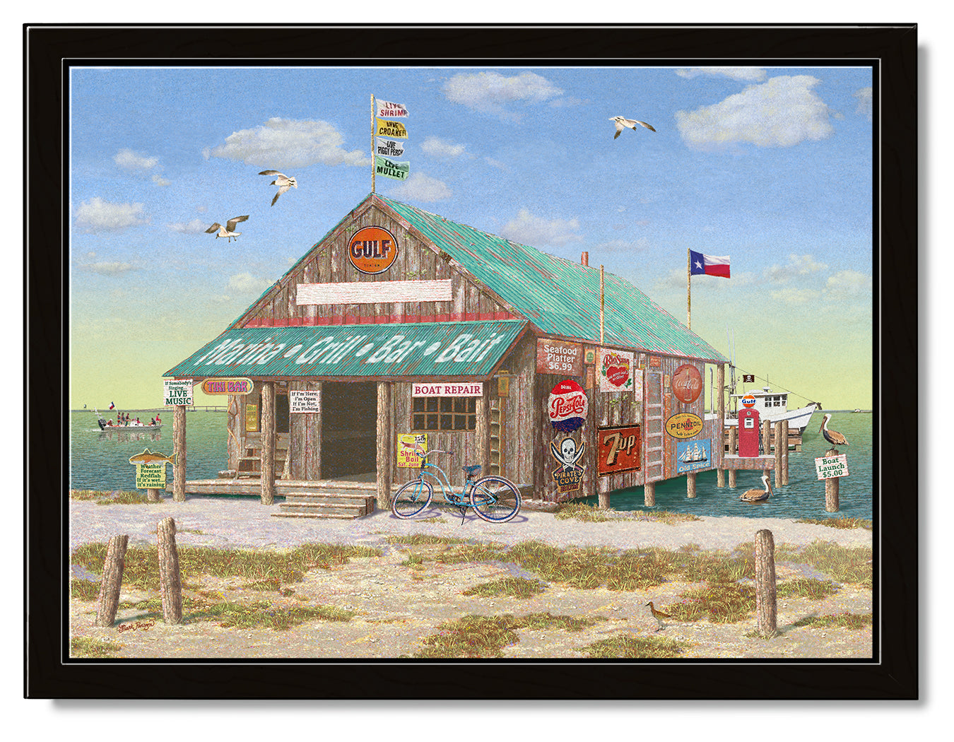 Gulf Coast Morning Canvas Print