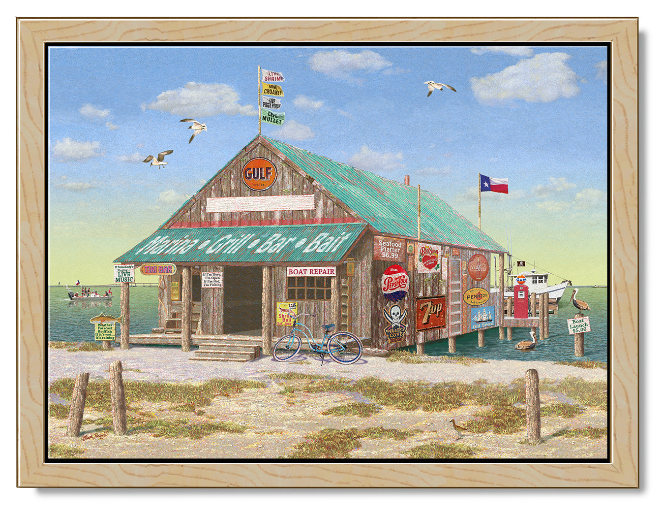 Gulf Coast Morning Canvas Print