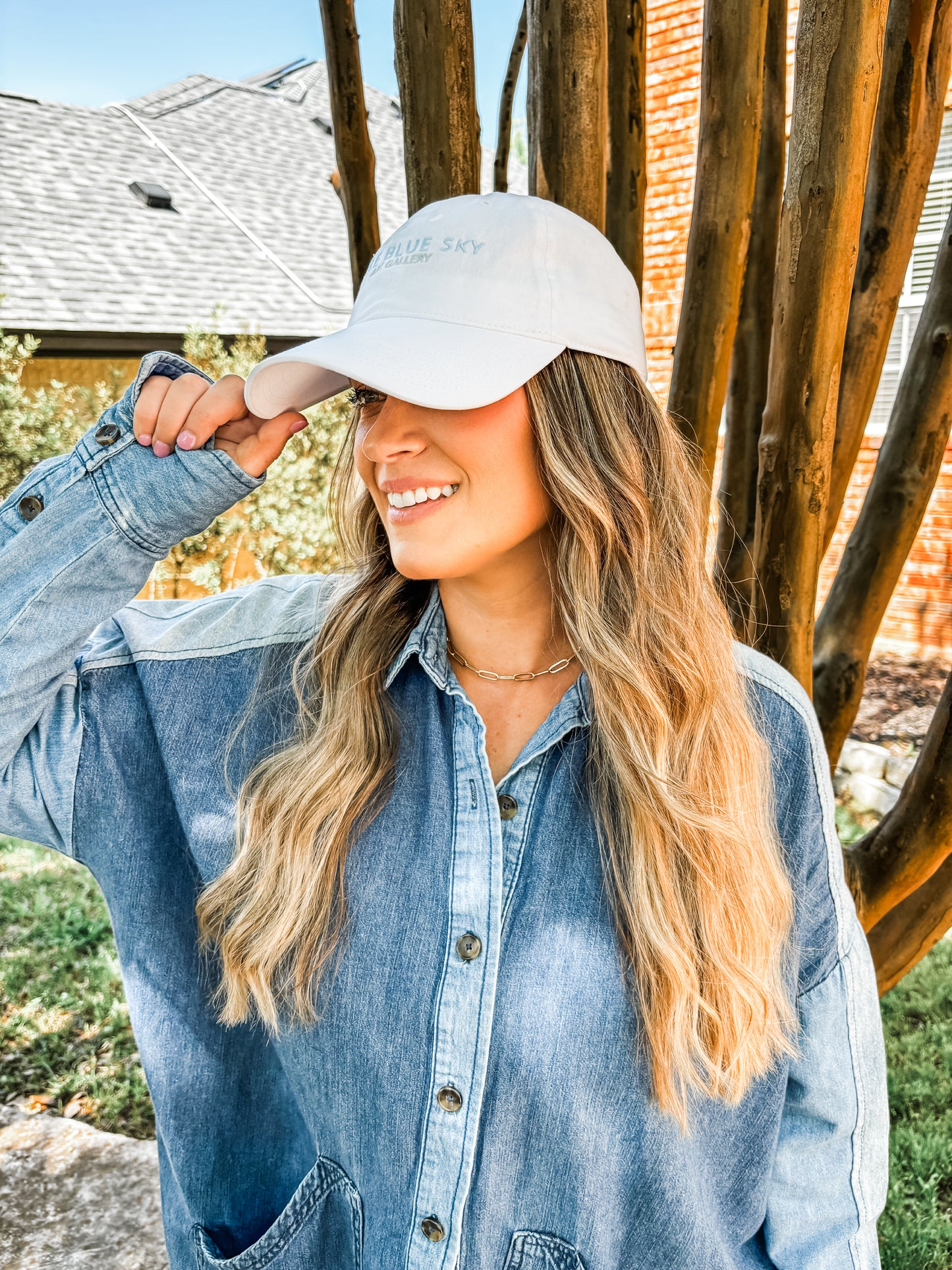 Pale Blue Sky Dad Hat