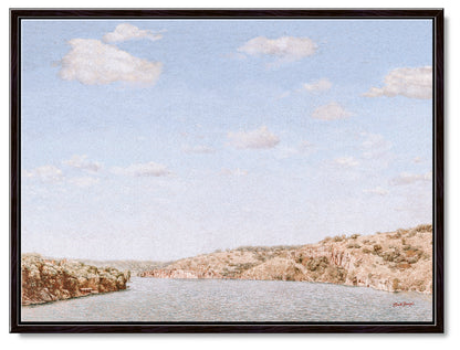 Lake in the Hills Canvas Print