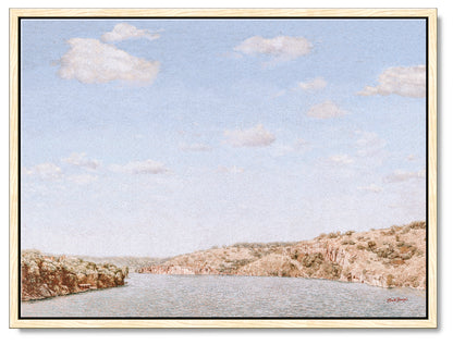 Lake in the Hills Canvas Print