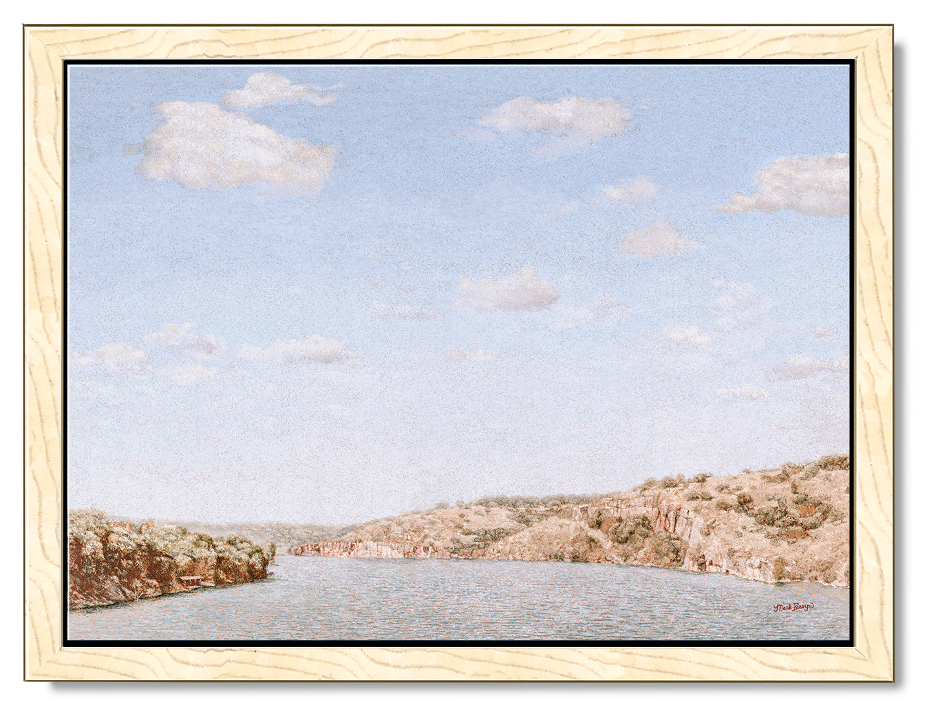 Lake in the Hills Canvas Print