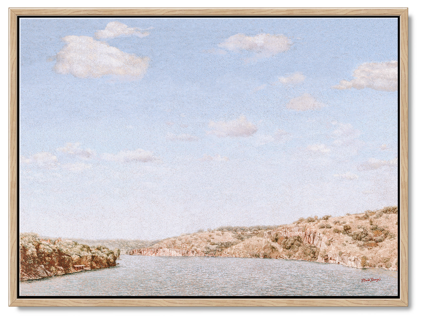 Lake in the Hills Canvas Print