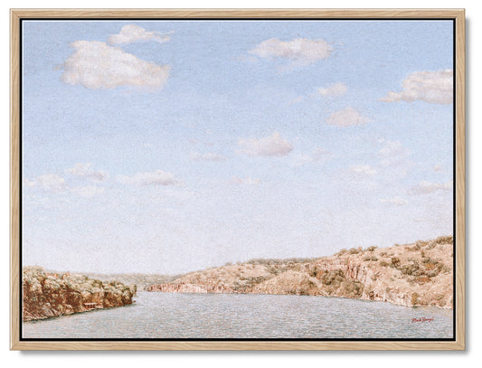 Lake in the Hills Canvas Print