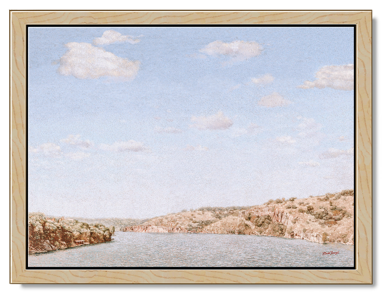 Lake in the Hills Canvas Print