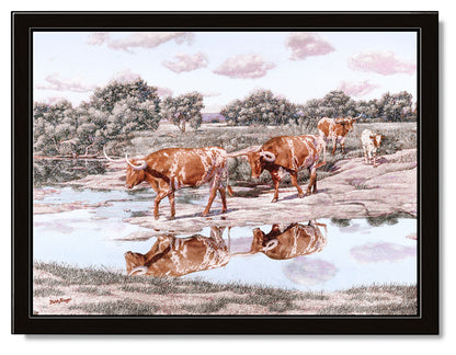 Out to Pasture Canvas Print