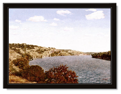 Highland Lake in the Fall Canvas Print