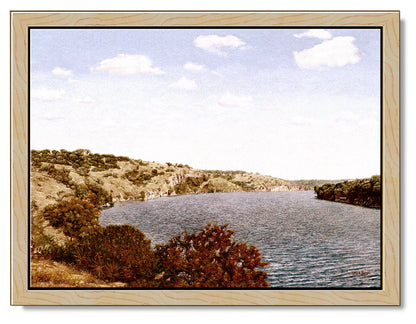 Highland Lake in the Fall Canvas Print