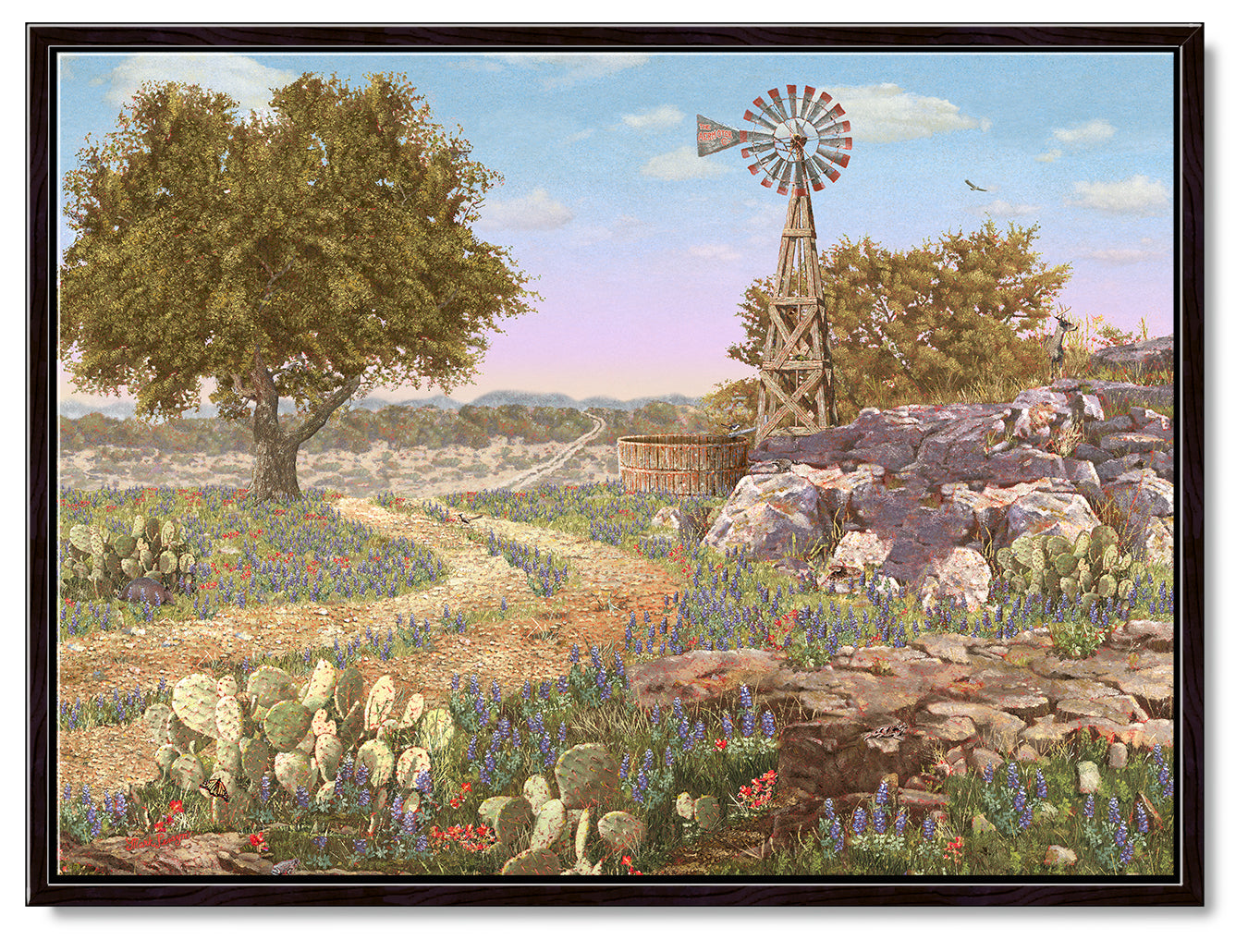 Wildflower Trail Canvas Print