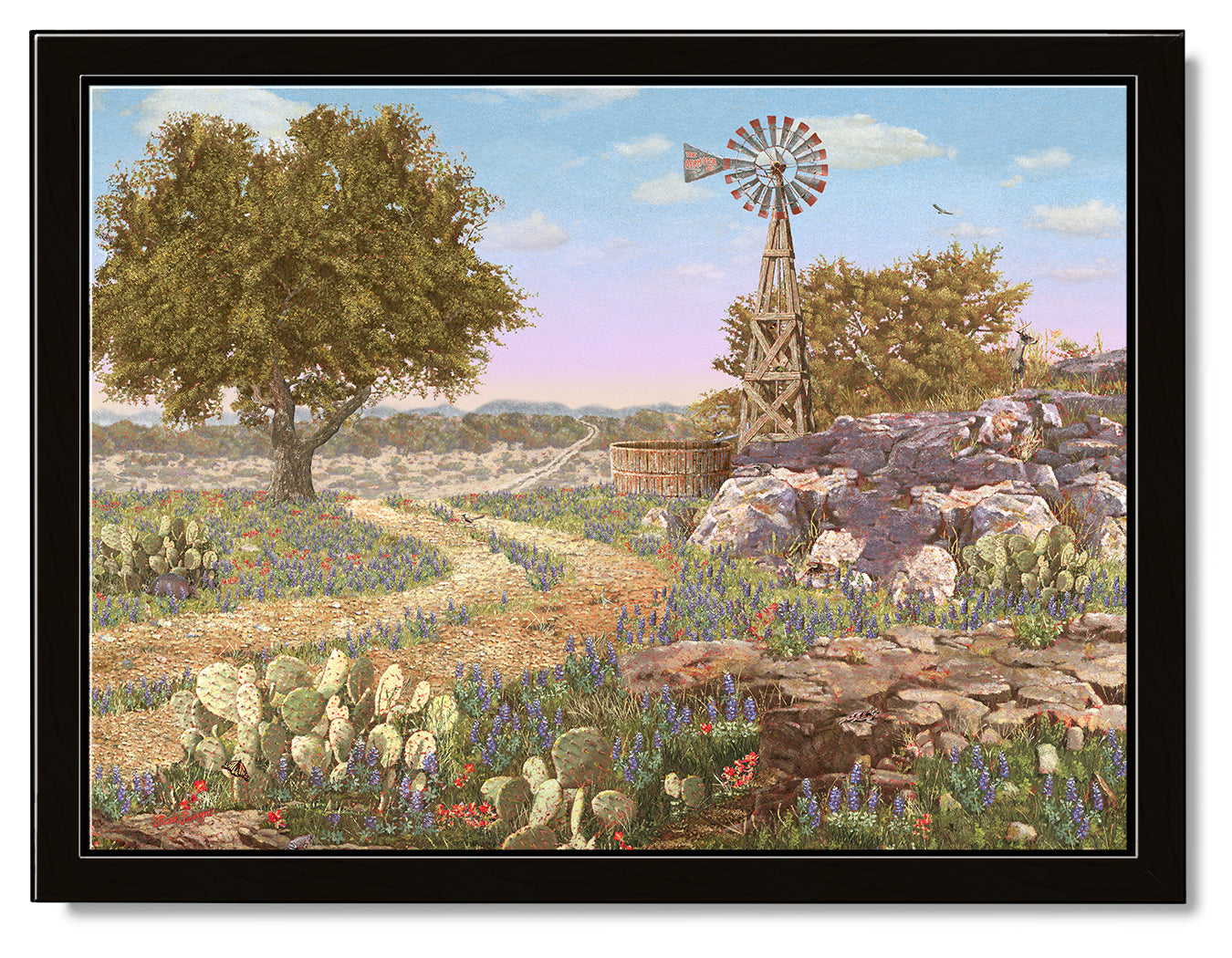 Wildflower Trail Canvas Print