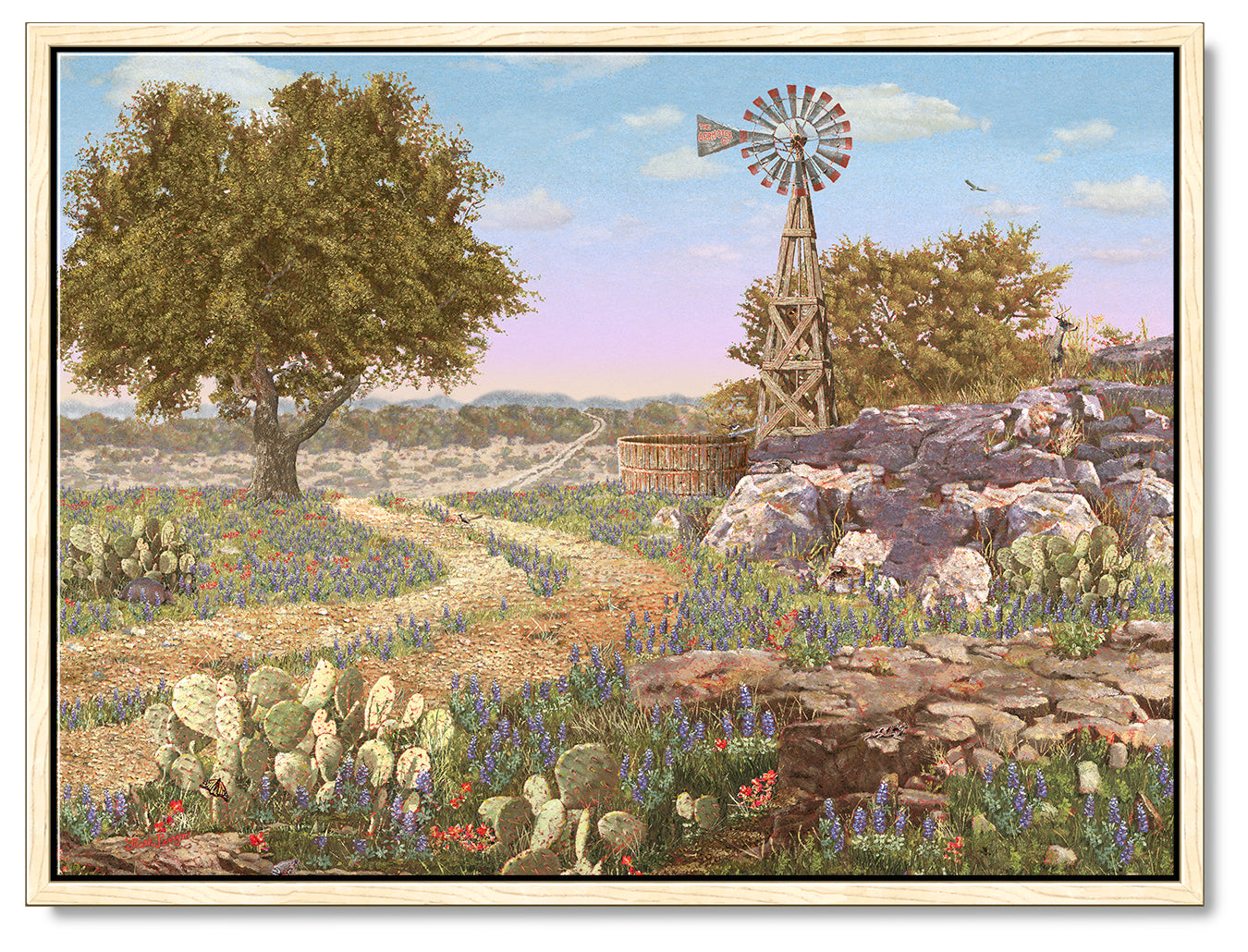 Wildflower Trail Canvas Print