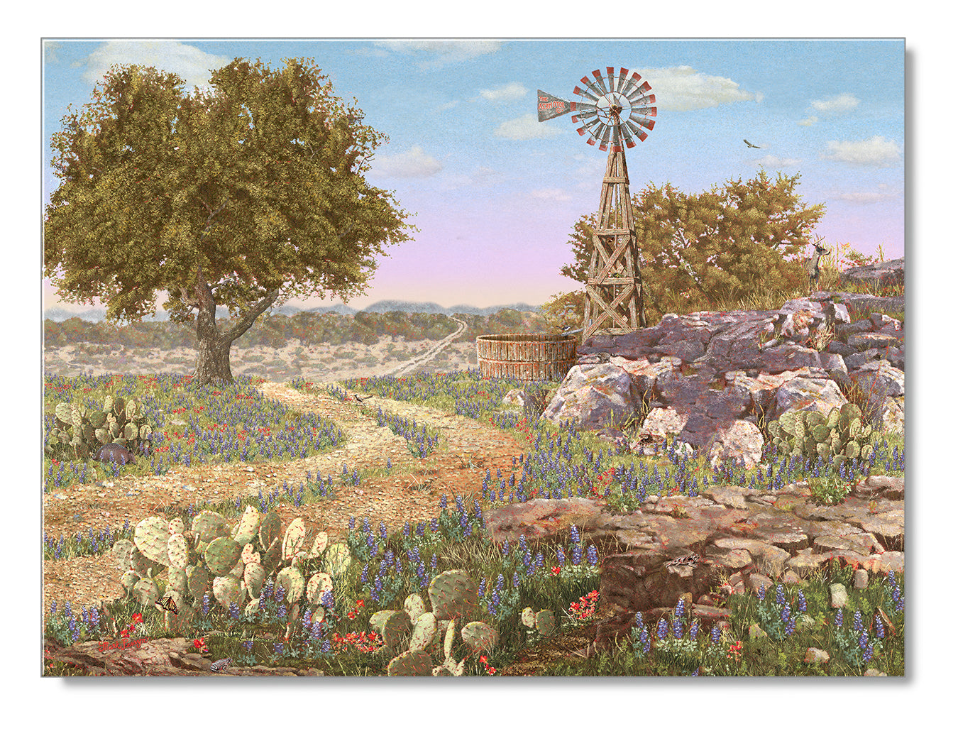 Wildflower Trail Canvas Print